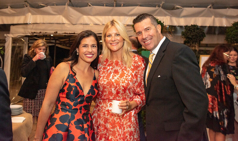 Guests enjoying the evening together.