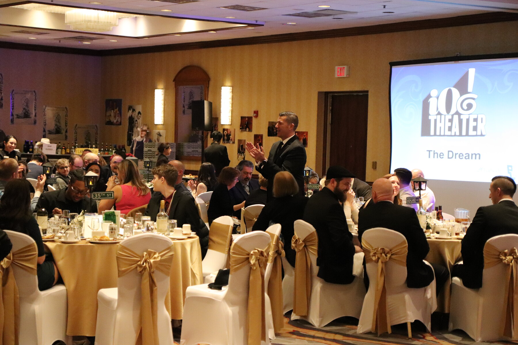Closing out a successful live auction.